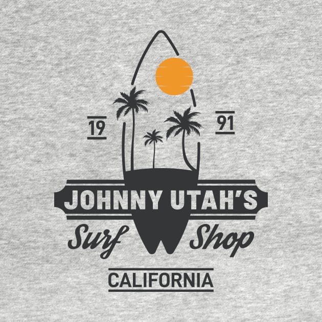 Johnny Utah's Surf Shop, Point Break by idjie
